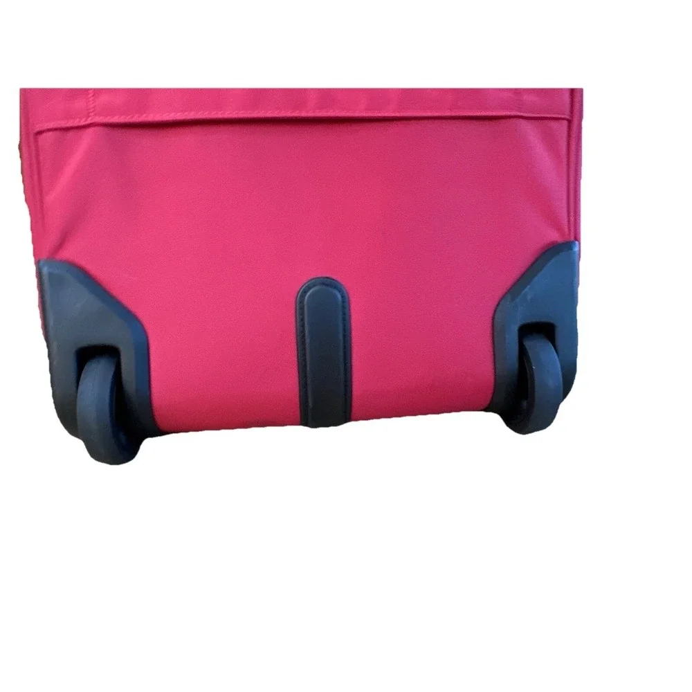 KROSER Carry On Multi-Functional, 16-inch Lightweight Overnight Suitcase - Red